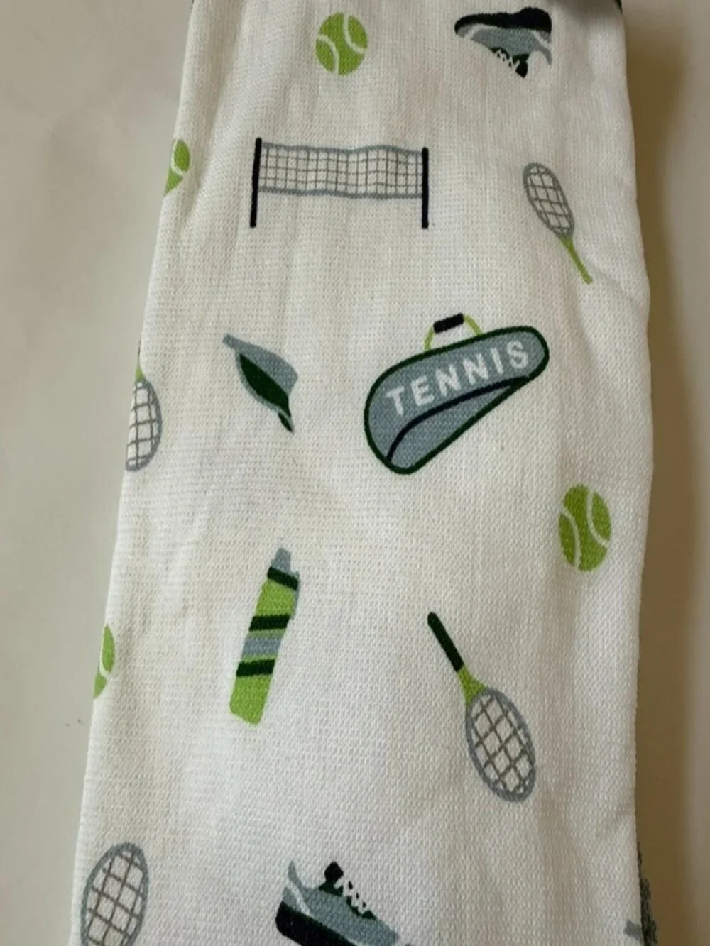 Isaac Mizrahi Set of 3 Tennis Themed Kitchen Towels NEW Player Coach Gift
